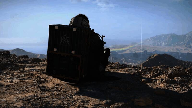 《死亡搁浅2》战斗场景截图，敌人与主角激烈交火