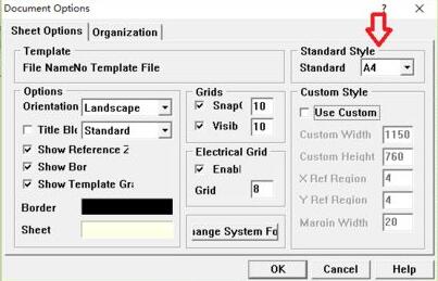 Protel99se设置打印页边距操作界面截图
