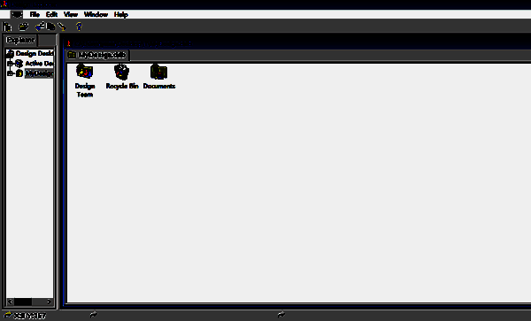 文档管理界面示意图，展示空白项目结构