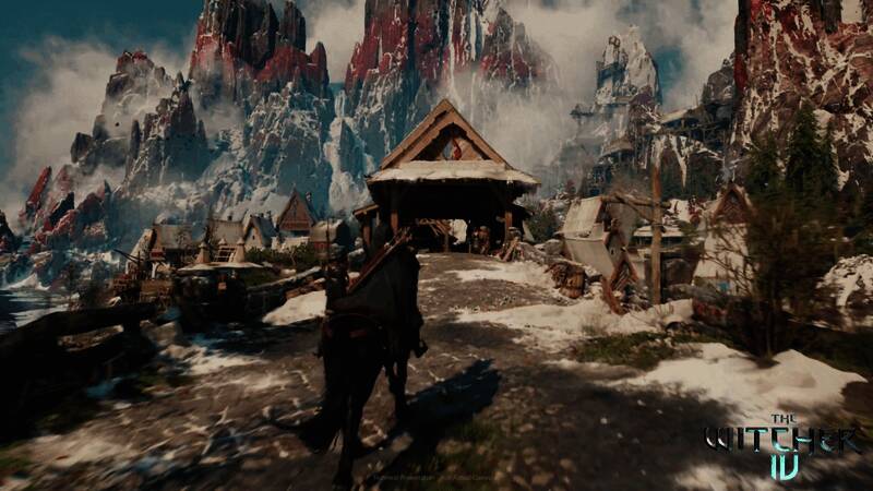 《巫师4》魔法技能释放瞬间，粒子特效华丽且真实