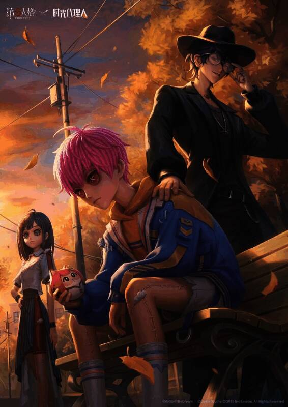 联动角色展示图，乔苓、李天辰、刘枭身着专属时装亮相