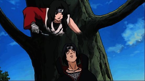 夕日红在战场上施展幻术，身后浮现树木幻象