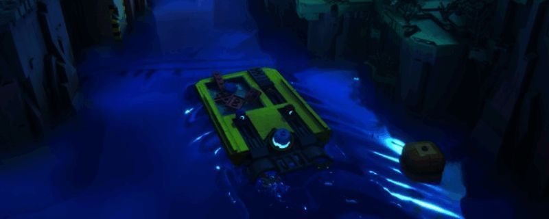 乐高旅行者游戏画面展示，两名角色在色彩斑斓的积木世界中探险