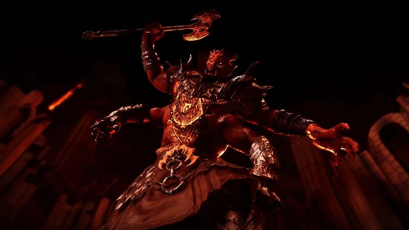 《Skyblivion》游戏画面展示，角色在神秘森林中探索，场景充满奇幻色彩