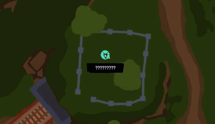 游戏画面显示一片广阔的草地，远处树木环绕，阳光洒落，营造出轻松愉快的氛围