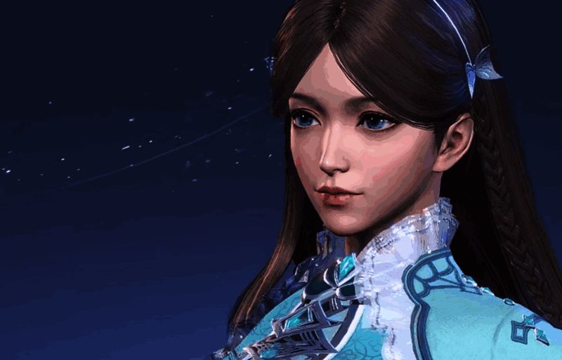 海神唐三手持海神之锤，周身环绕神圣光芒，气势逼人