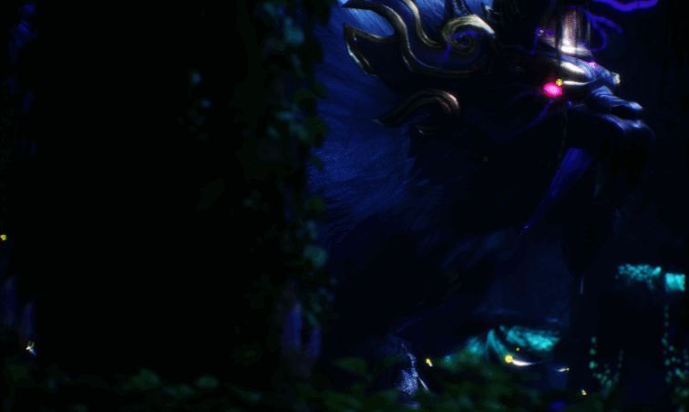 冰碧帝皇蝎魂兽展示图，周身被蓝色冰晶包围