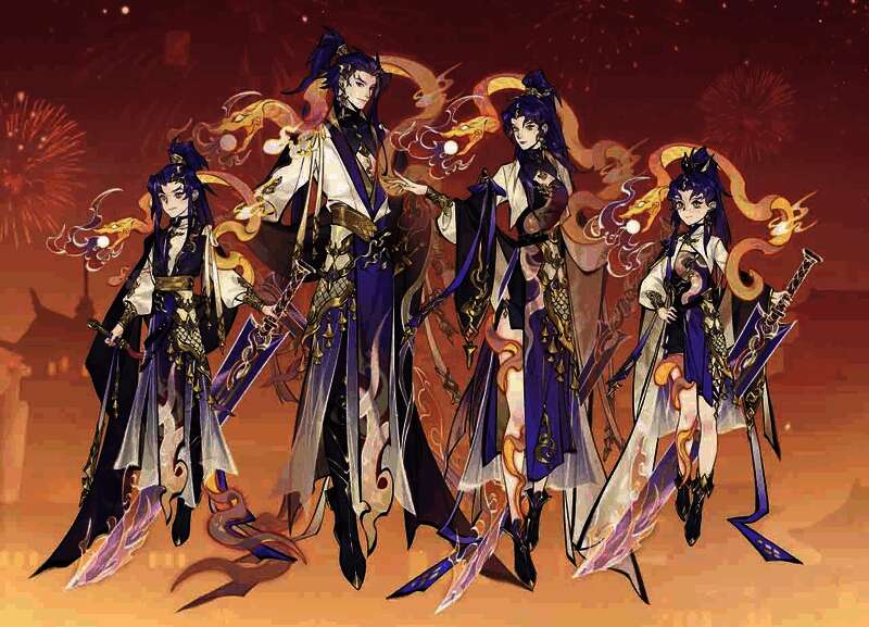 灵画‘天祈灵蛇’动态展示，蛇形武器释放炫目光效