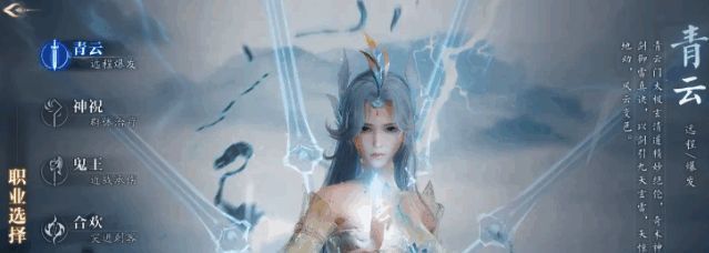 青云职业技能加点示意图，展示主要输出技能与被动强化技能