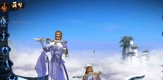 云梦职业技能加点说明图，展示输出、控制与辅助技能配置