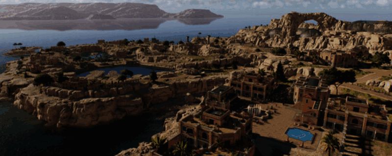 《侏罗纪世界：进化3》游戏封面宣传图，背景为壮观的恐龙主题公园场景