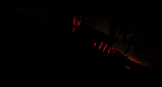 《归唐》游戏场景图，展现敦煌风格的沙漠战场与信使队伍艰难前行的画面