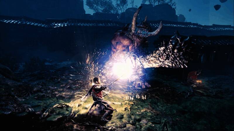 大唾拉在废墟中奔跑，气势汹汹