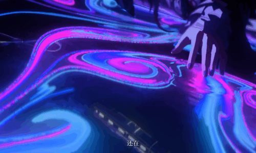 骰子特写，表面浮现列车旅途画面