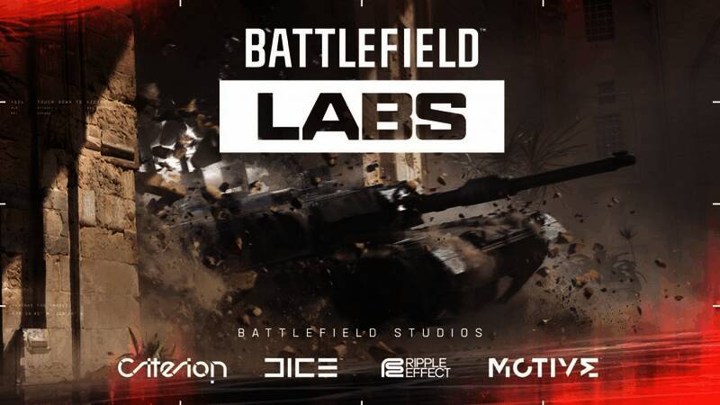 战地实验室新补丁宣传图，展示DLSS 4技术支持