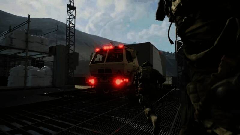 单人任务场景截图，展示塔吉克斯坦大坝环境