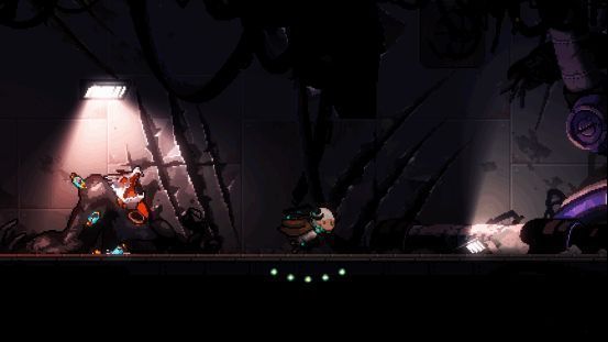 孤羊面对巨型Boss战斗场面，视觉冲击力十足