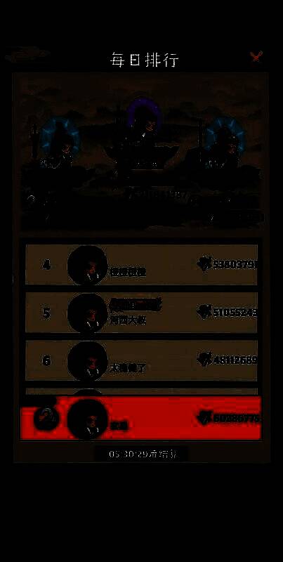 神兽遗迹排行榜前十名展示，氪金玩家与零氪玩家差距明显