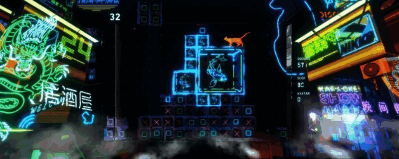 游戏主界面展示，背景为动态光影效果，中央显示游戏LOGO