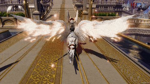 多人团战激烈进行中的宏大场面