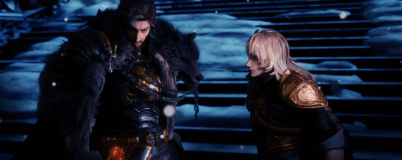 《赤痕：绯红契约》游戏封面风格图，展示主角与恶魔战斗的场景