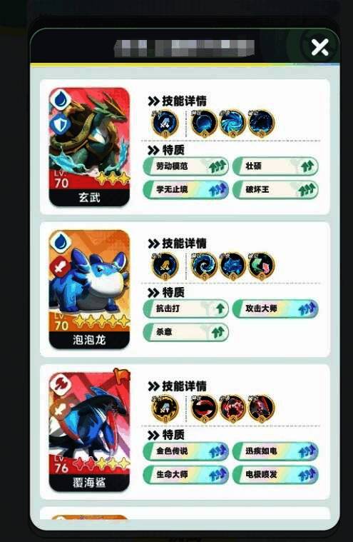 玄武在队伍中位于前排，身后是远程攻击的队友，整体阵型稳固，准备迎战强敌