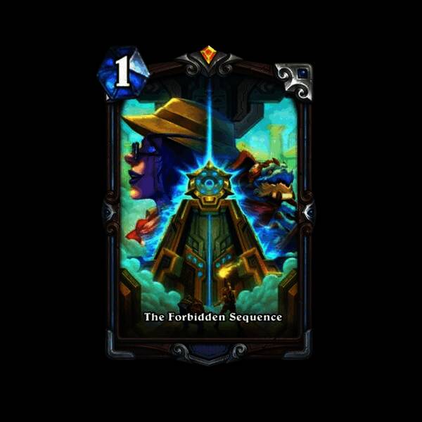 法师异画卡禁忌序列，展现强大魔法释放的瞬间