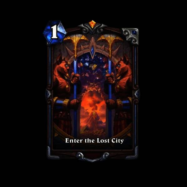 战士异画卡走进失落之城，探索古老遗迹的神秘场景