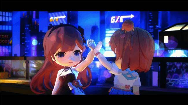 游戏内员工办公室场景，人物表情各异，氛围略显讽刺