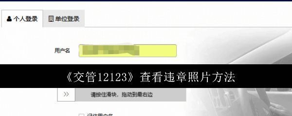交管12123官网界面展示，显示违法记录和相关图片