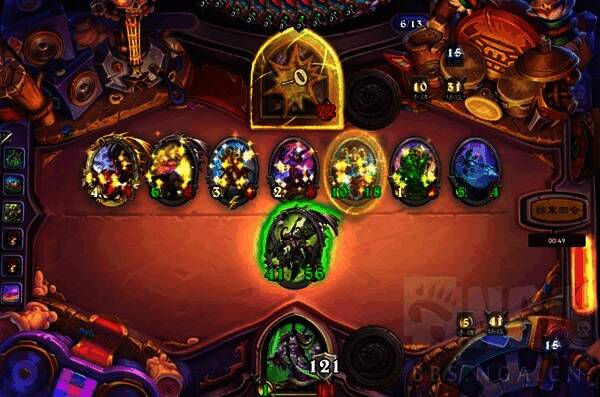 卡组详情页面，标注了关键卡牌‘梦魇之王萨维斯’的位置