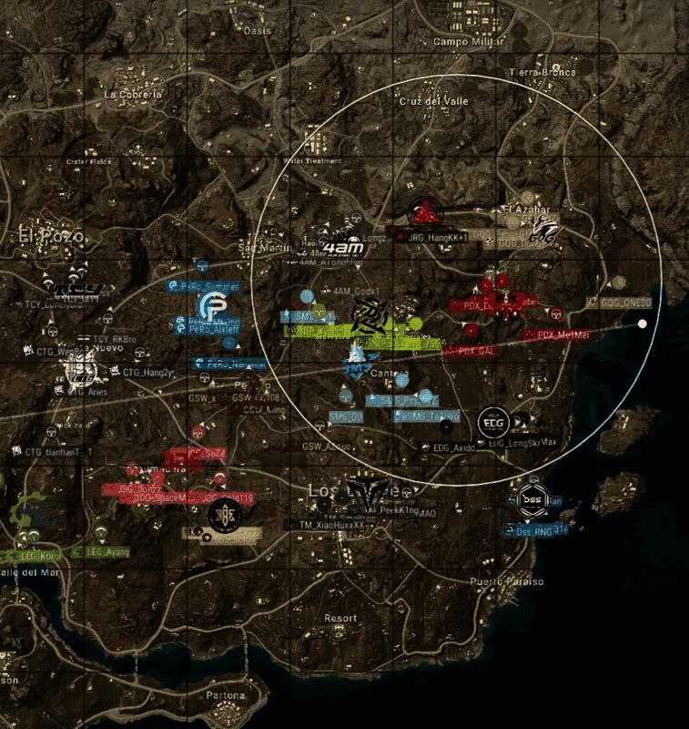 R6跳点分布图，米拉玛地图跳点信息展示