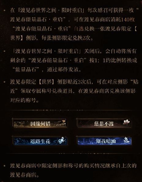 渡见春商店界面截图，展示各类限定物品