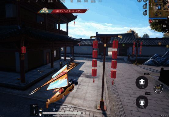 霹雳车载着四位特种兵在街道上飞驰，火神炮喷射火焰