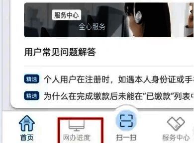 交管12123首页业务大厅界面展示网办进度入口
