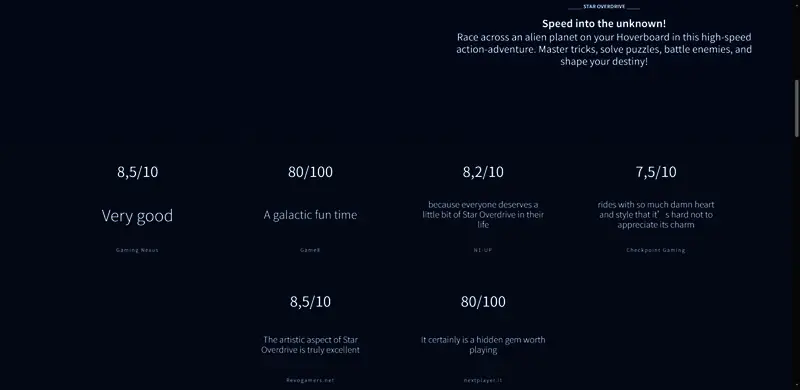 官方网站界面展示图，呈现游戏主视觉与功能导航布局