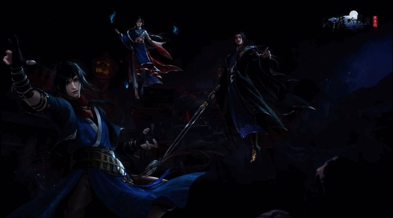 黄泉副本场景展示，幽暗渡口与诡火殿宇交织，气氛神秘