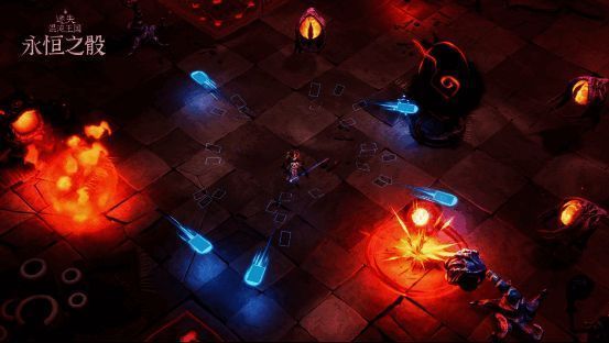 四种武器展示图：匕首、重锤、法杖与弓箭