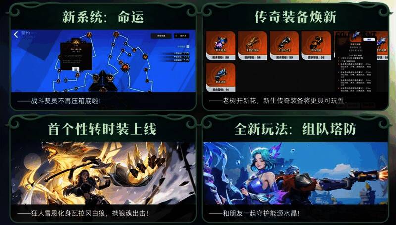 玩家在异界关卡中翻动塔罗牌并展开挑战，画面中央为神秘的塔罗牌特效