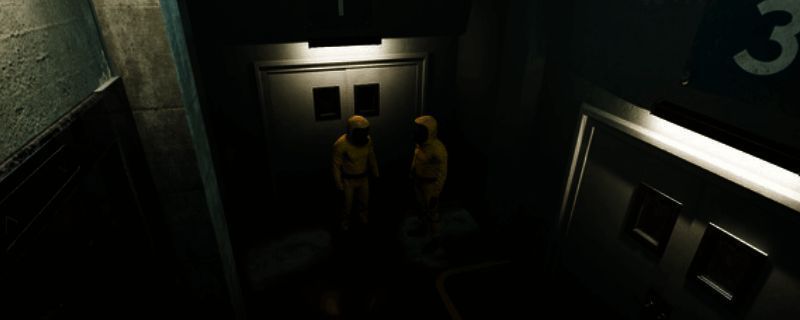 《禁锢密室》游戏封面展示，黑暗风格密室环境营造出浓厚的恐怖氛围