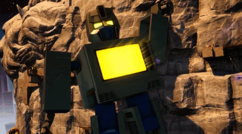 角色进入微波炉状装置瞬间