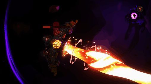 多人合作模式下四名玩家共同对抗巨型Boss