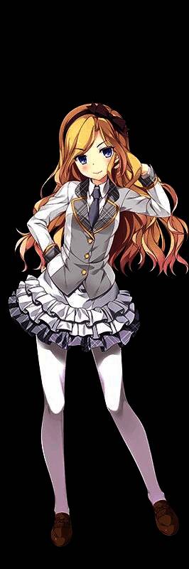 乌丸裕香角色设计图，端庄外表下藏着俏皮神情