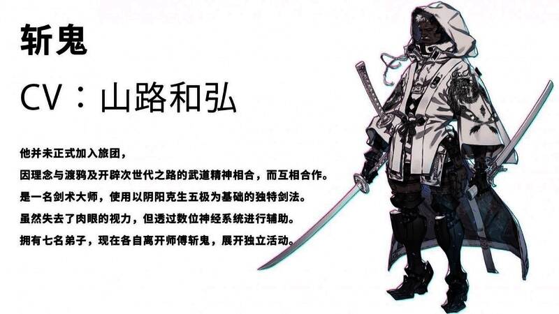 角色团队协作作战场景，背景为废墟战场环境