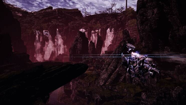 多人合作战斗场景，多名玩家协同对抗巨型敌人