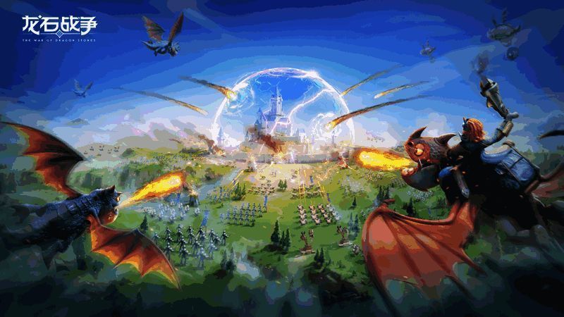 游戏主城建设界面展示，建筑布局自由灵活