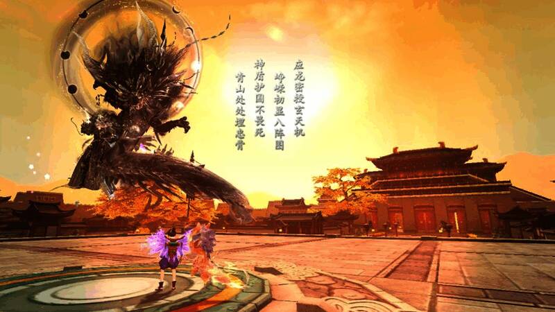 角色身披铠甲，手持长枪，气势十足