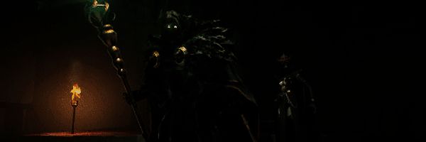 玩家与巨型BOSS展开激烈对抗，场景震撼