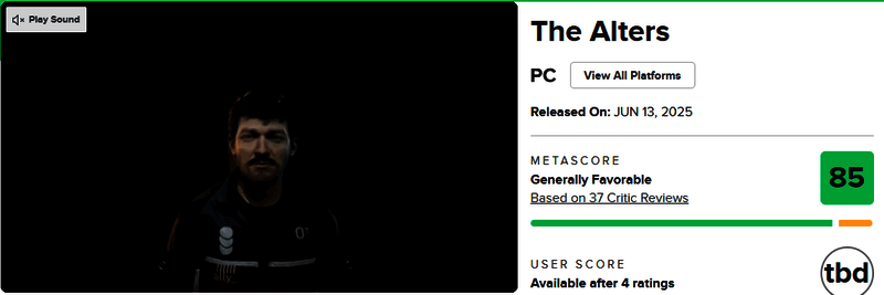屏幕中央显示多个角色选项界面，象征不同人格分支