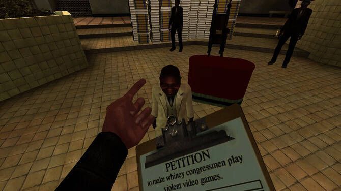 《喋血街头2》重制版宣传图，画面呈现邮差小哥手持武器走在街头的标志性形象